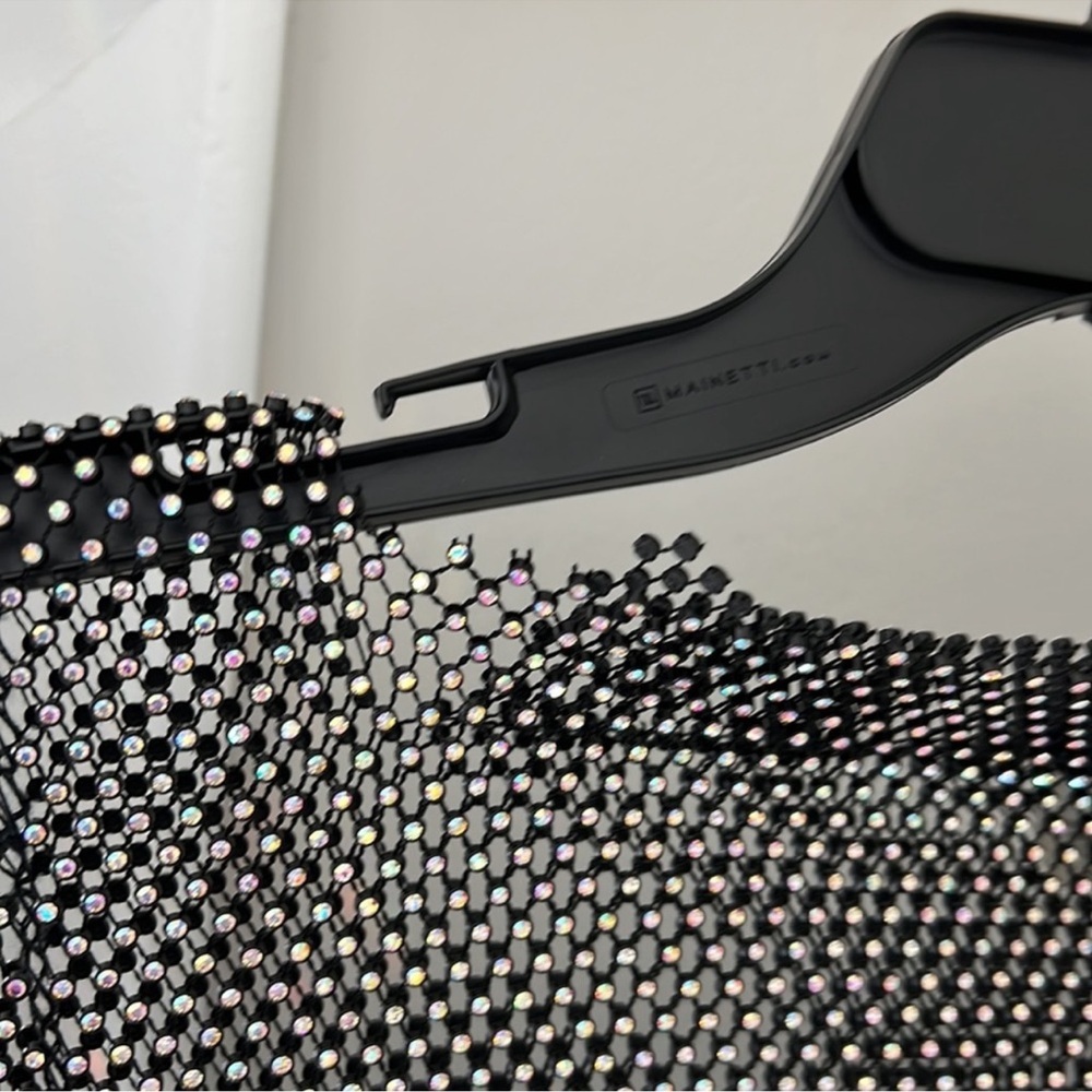 Santas brands Feathers Mini Dress in Sheer Mesh Sz M/L - Picture 8 of 15